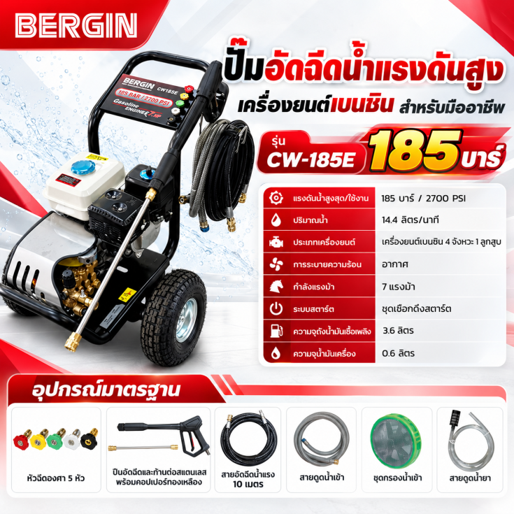 เครื่องอัดฉีดน้ำแรงดันสูง